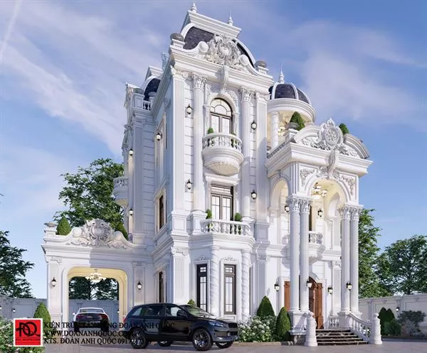 Xây nhà trọn gói Phan Thiết | Công ty Kiến trúc - Xây dựng Đoàn Anh Quốc . Thiết kế nhà Phan Thiết - Lâu đài tân cổ điển tuyệt đẹp tại Phan Thiết